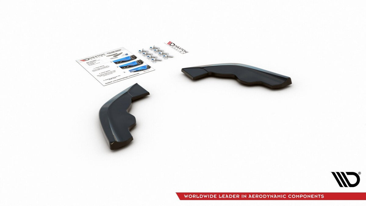 Diffusor Flaps V.3 passend für BMW 1er F40 M-Paket/ M135i schwarz Hochglanz