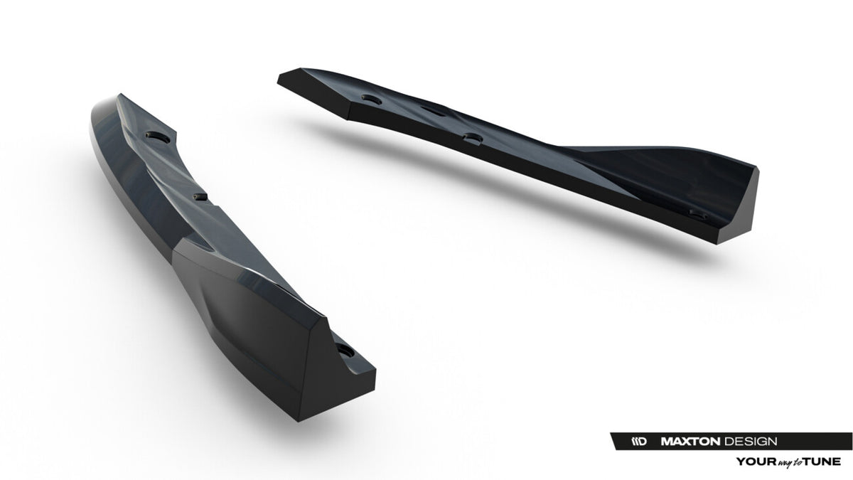 Diffusor Flaps V.3 passend für CUPRA Leon ST Mk1 FL schwarz Hochglanz