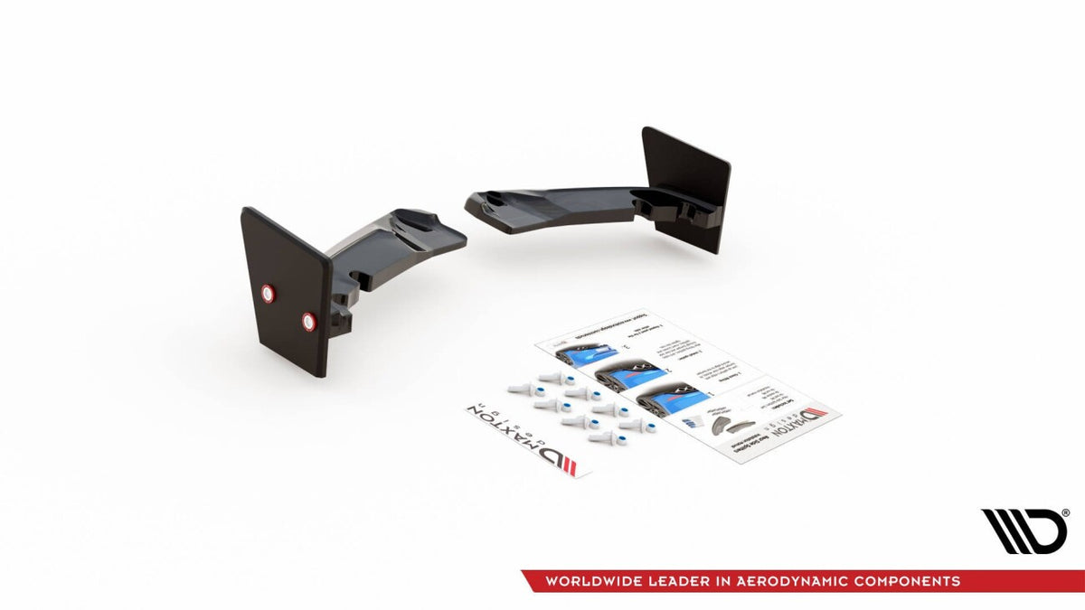 Diffusor Flaps V.4 passend für Toyota GR Yaris Mk4 schwarz Hochglanz