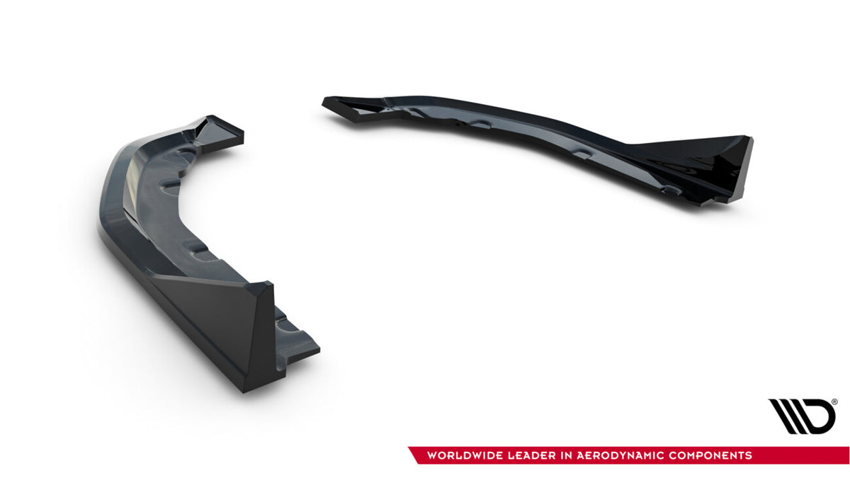 Diffusor Flaps V.5 passend für BMW M3 Limousine / Touring G80 / G81 schwarz Hochglanz