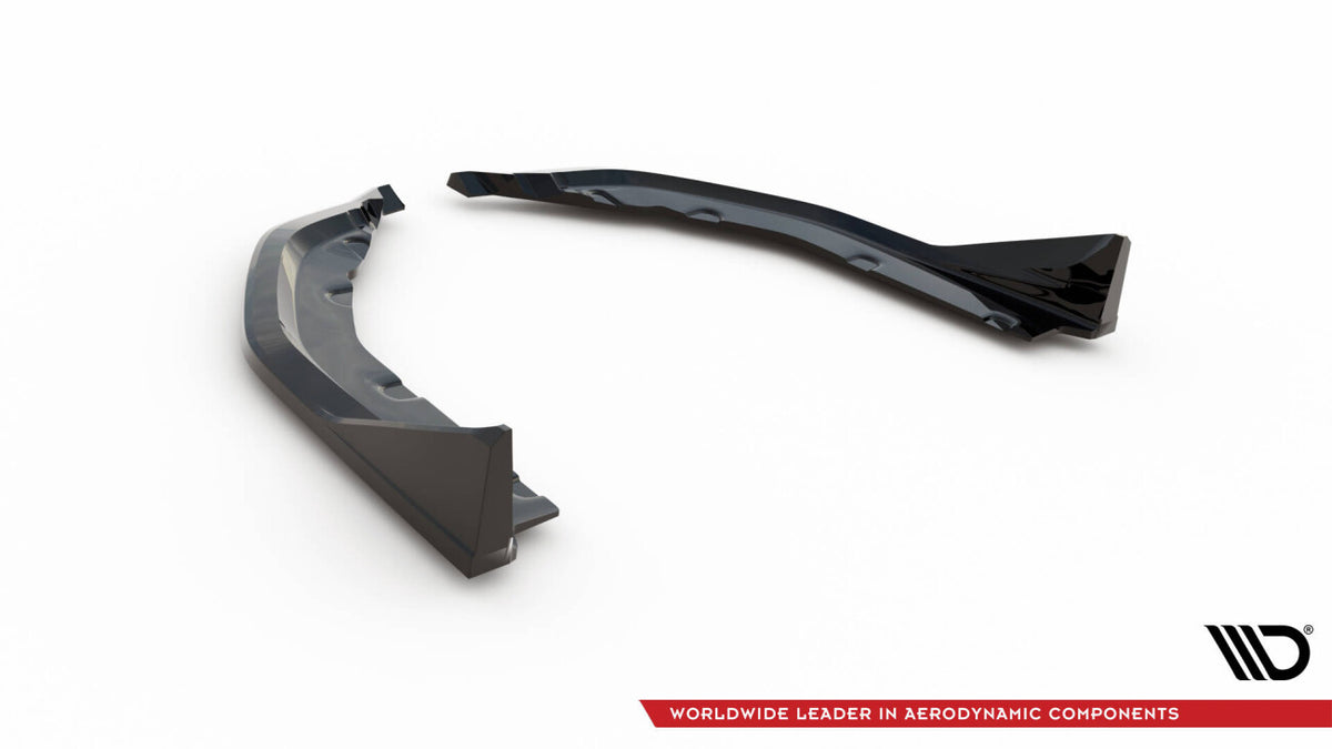 Diffusor Flaps V.6 passend für BMW M3 Limousine / Touring G80 / G81 schwarz Hochglanz