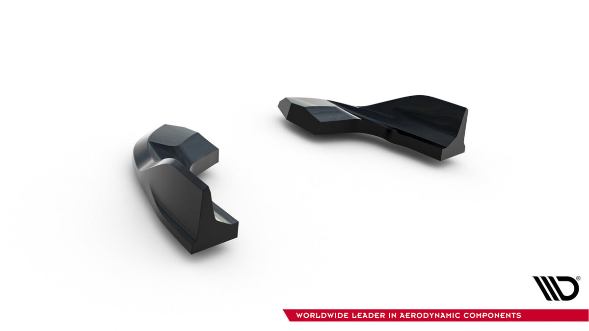 Diffusor Flaps V.7 passend für VW Golf R Hatchback Mk8 / Mk8 FL schwarz Hochglanz