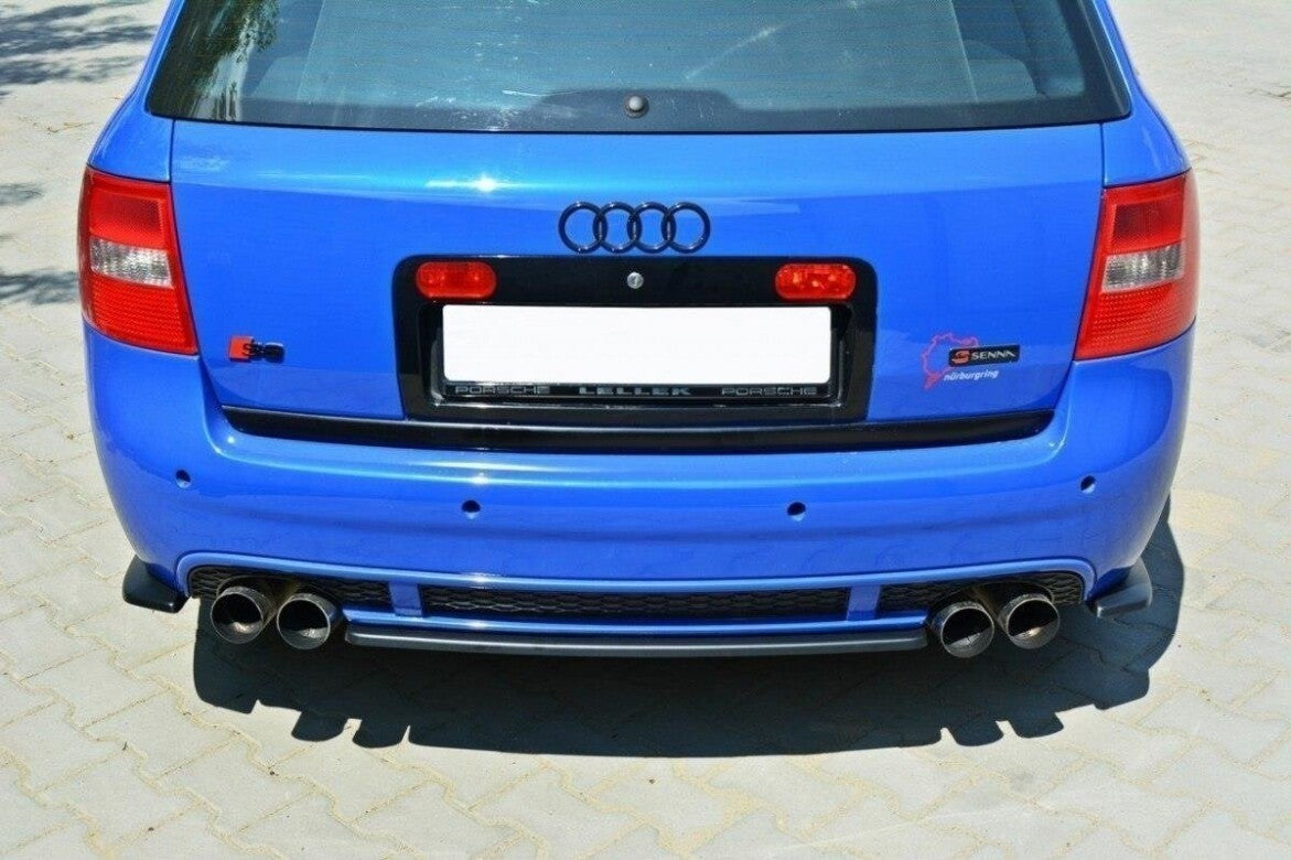 Diffusor Heckansatz passend für Audi RS6 C5 AVANT schwarz Hochglanz