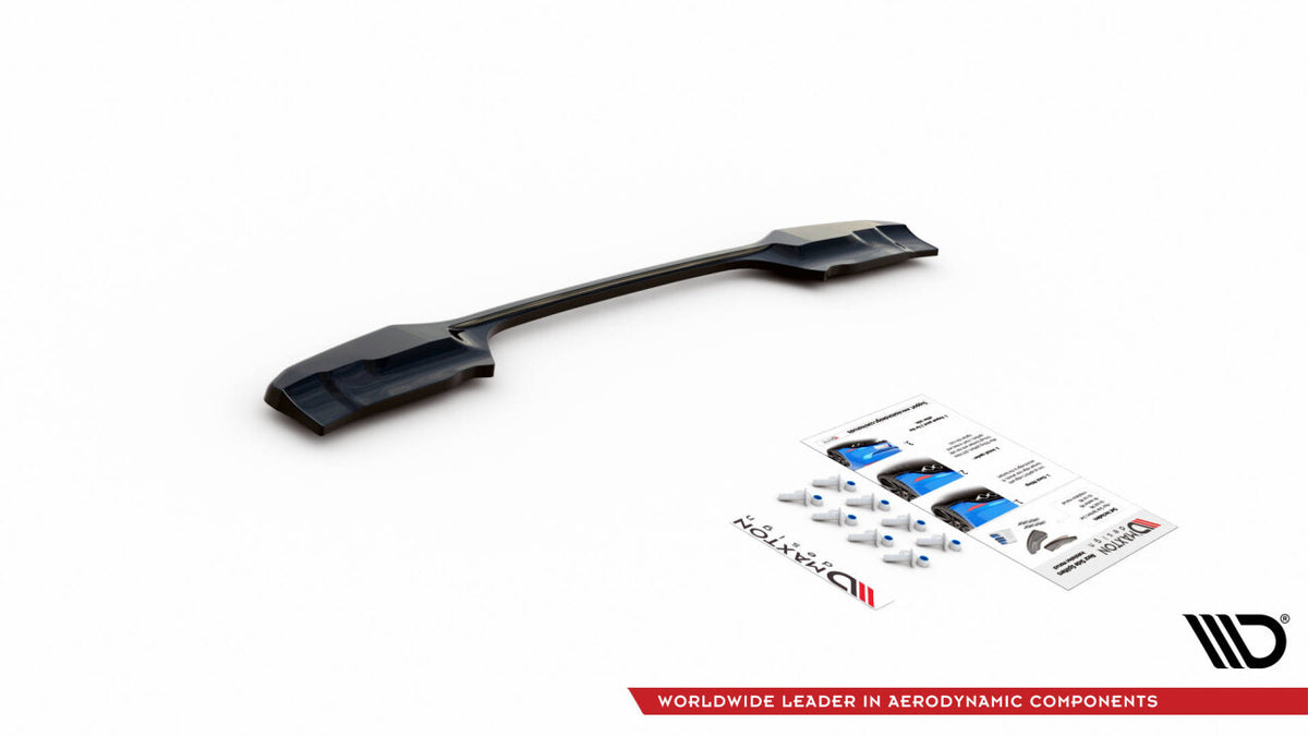Diffusor Heckansatz passend für BMW X1 M-Paket F48 / F48 FL schwarz Hochglanz