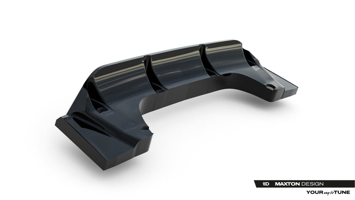 Diffusor Heckansatz passend für BMW X1 M35i U11 schwarz Hochglanz