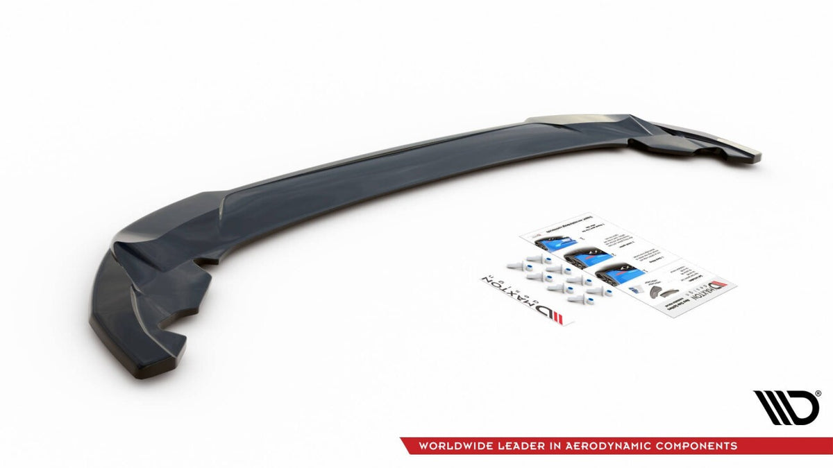 Diffusor Heckansatz passend für Seat Leon FR Hatchback Mk4 schwarz Hochglanz