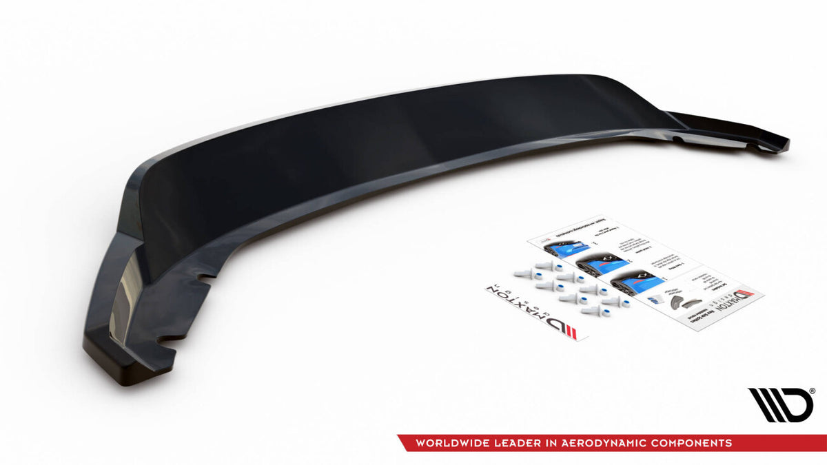 Diffusor Heckansatz passend für Seat Leon Hatchback Mk3 schwarz Hochglanz