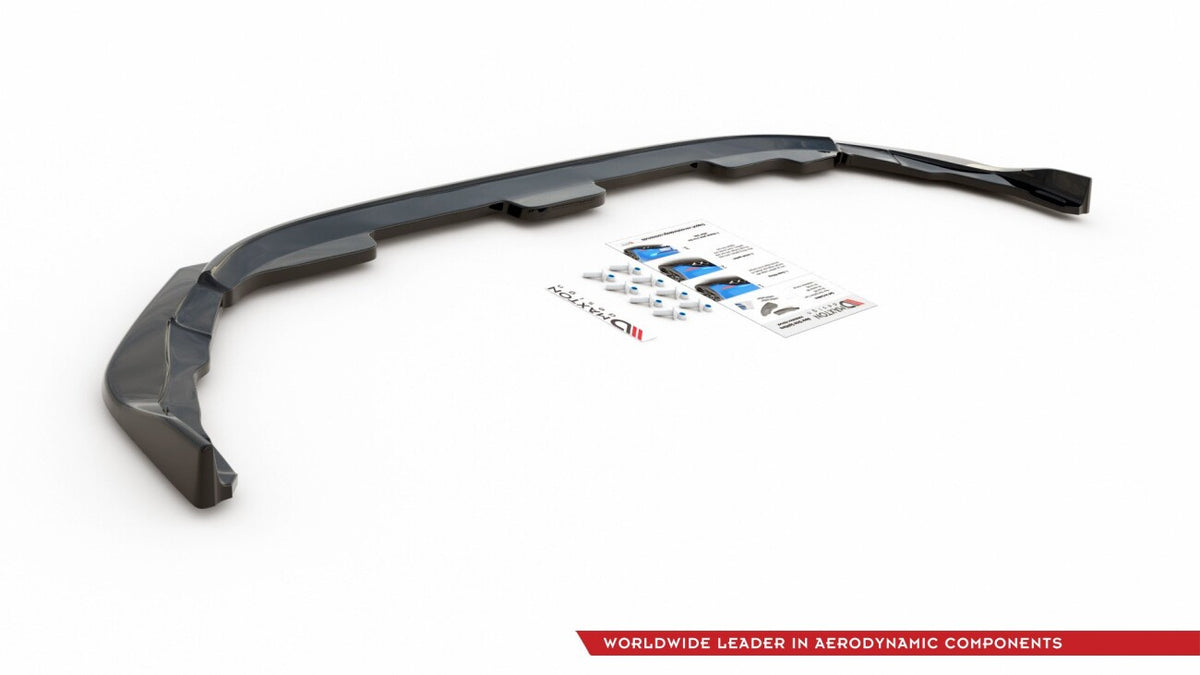 Diffusor Heckansatz passend für Toyota Corolla XII Hatchback schwarz Hochglanz