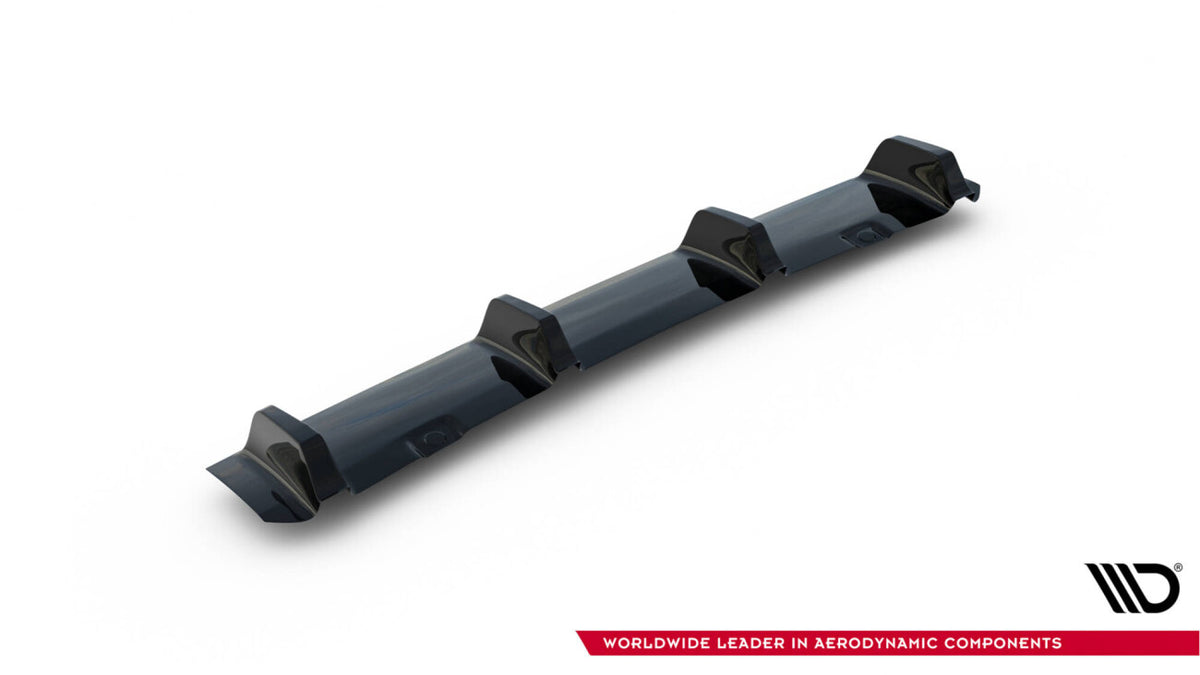 Diffusor Heckansatz passend für VW Golf R Hatchback Mk7 FL schwarz Hochglanz