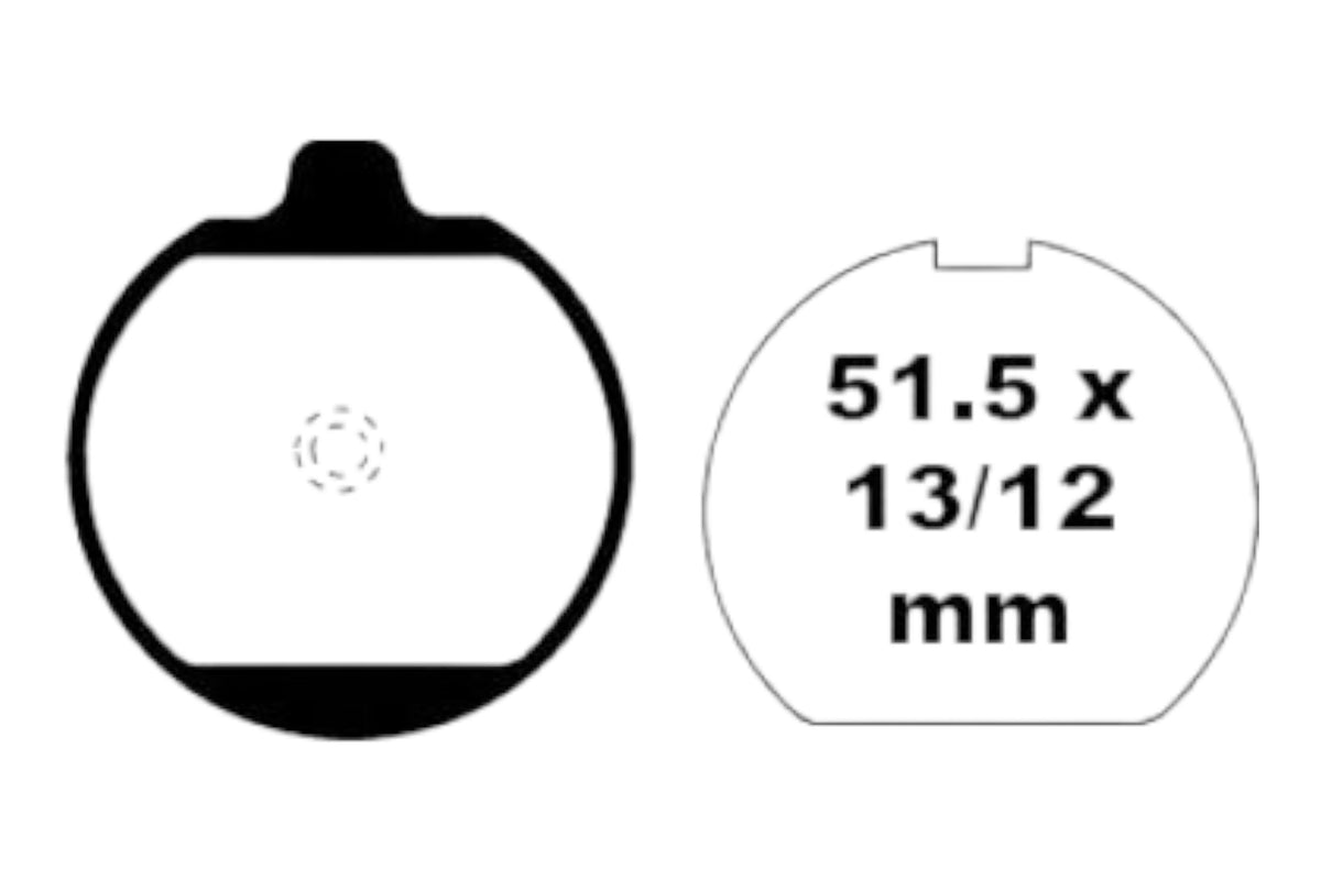 Bremsklötze Bremsbeläge EBC FA 037 1x Satz (2 Stück)