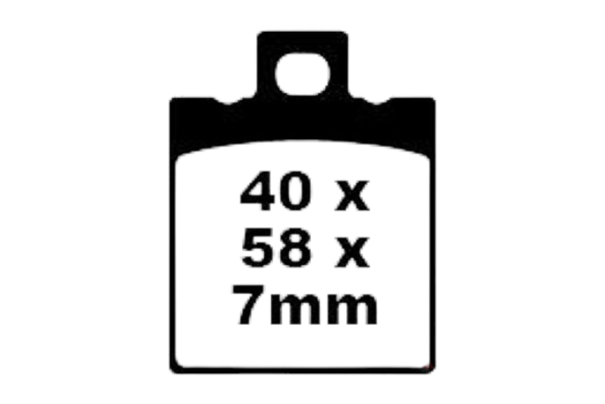 Bremsklötze Bremsbeläge EBC FA 047 HH 1x Satz (2 Stück)