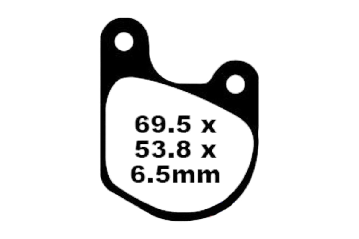 Bremsklötze Bremsbeläge EBC FA 071 1x Satz (2 Stück)