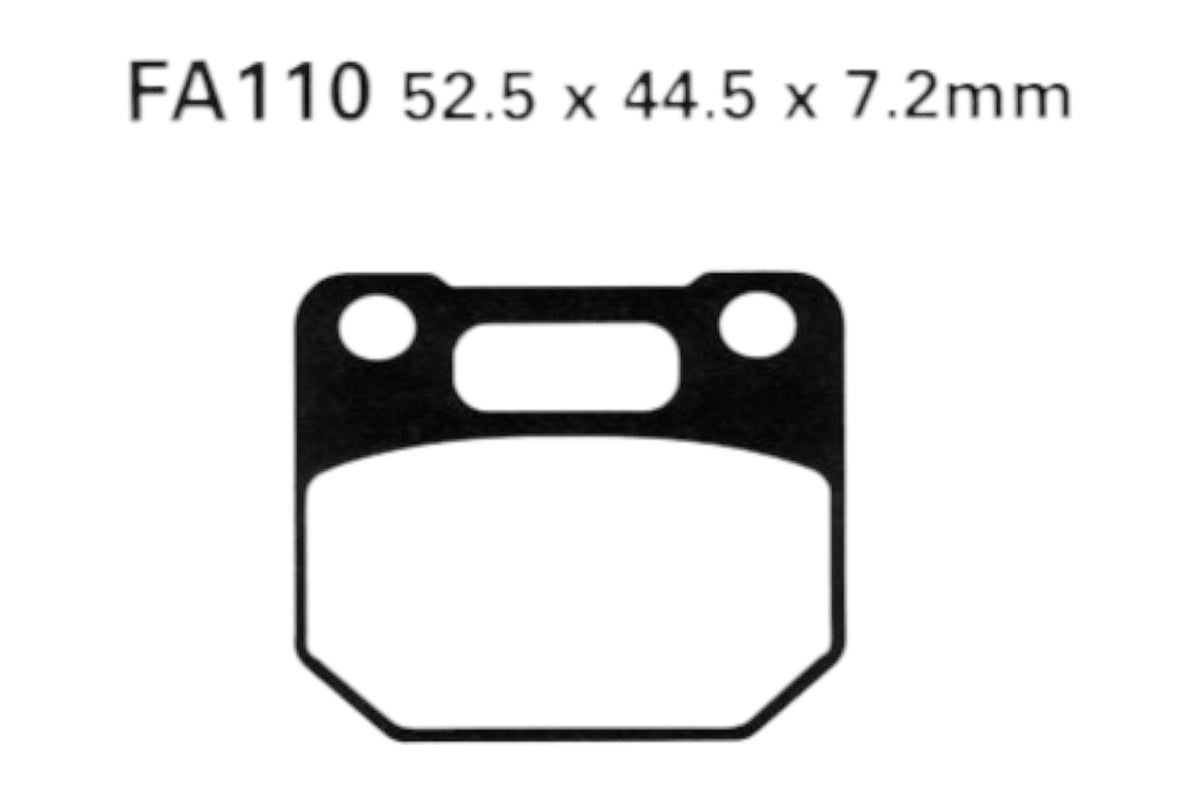 Bremsklötze Bremsbeläge EBC FA 110 1x Satz (2 Stück)