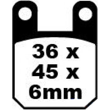 Bremsklötze Bremsbeläge EBC FA 115 1x Satz (2 Stück)