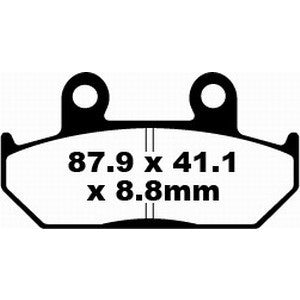 Bremsklötze Bremsbeläge EBC FA 124 1x Satz (2 Stück)