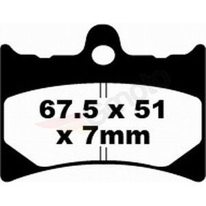 Bremsklötze Bremsbeläge EBC FA 126 HH 1x Satz (2 Stück)