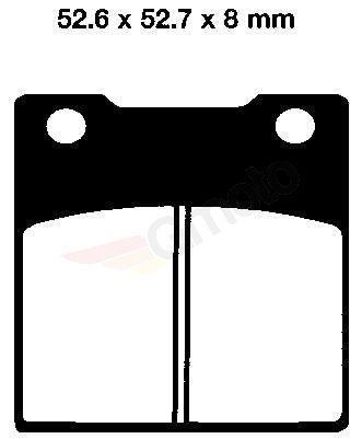 Bremsklötze Bremsbeläge EBC FA 161 HH (2 Stück)