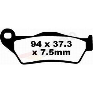Bremsklötze Bremsbeläge EBC FA 181 HH 1x Satz (2 Stück)