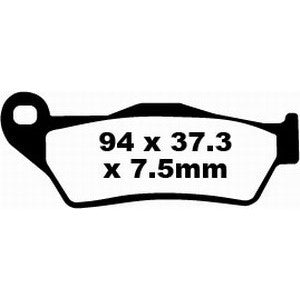 BremsklötzeBremsbeläge EBC FA 181 R (2 Stück)