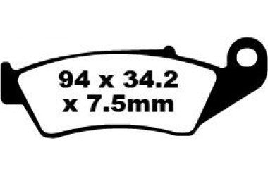 Bremsklötze Bremsbeläge EBC FA 185 R 1x Satz (2 Stück)