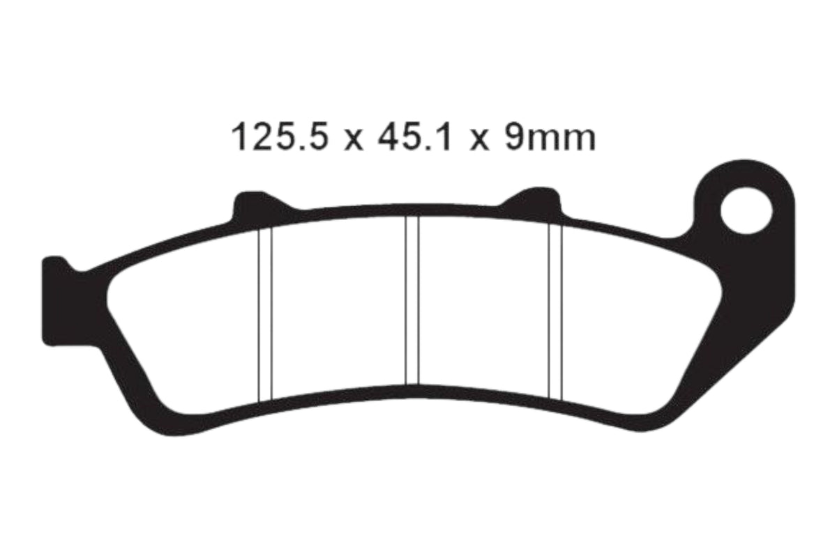 Bremsklötze Bremsbeläge EBC FA 189 HH 1x Satz (2 Stück)