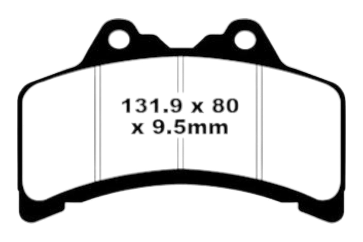Bremsklötze Bremsbeläge EBC FA 191 (2 Stück)