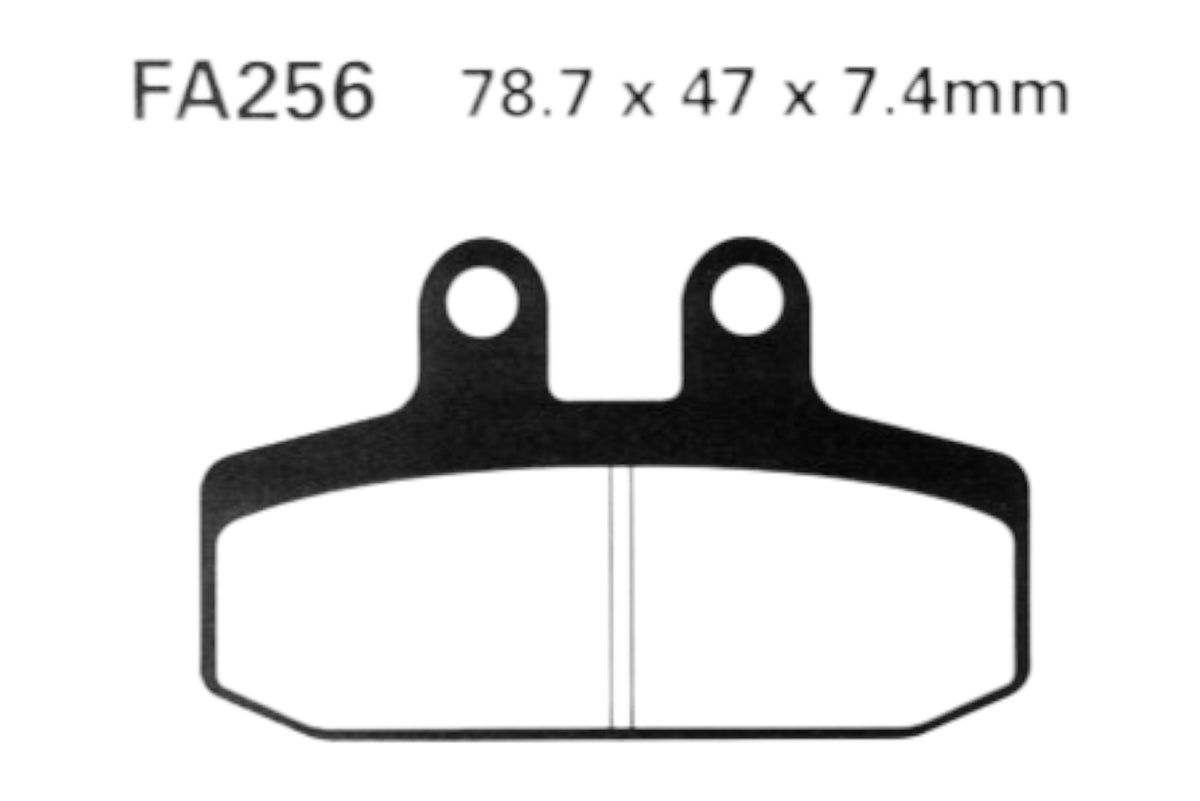 Bremsklötze Bremsbeläge EBC FA 256 HH 1x Satz (2 Stück)