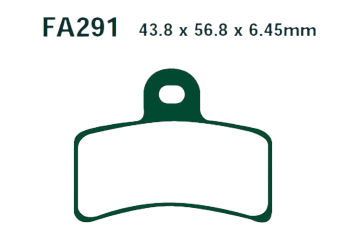 Bremsklötze Bremsbeläge EBC FA 291 1x Satz (2 Stück)