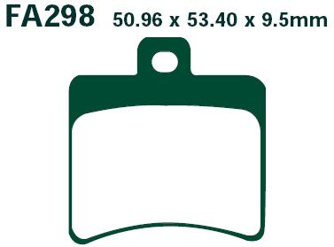 Bremsklötze Bremsbeläge EBC FA 298 1x Satz (2 Stück)