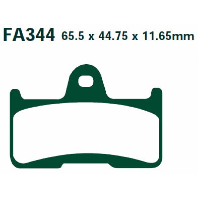 Bremsklötze Bremsbeläge EBC FA 344 TT (2 Stück)