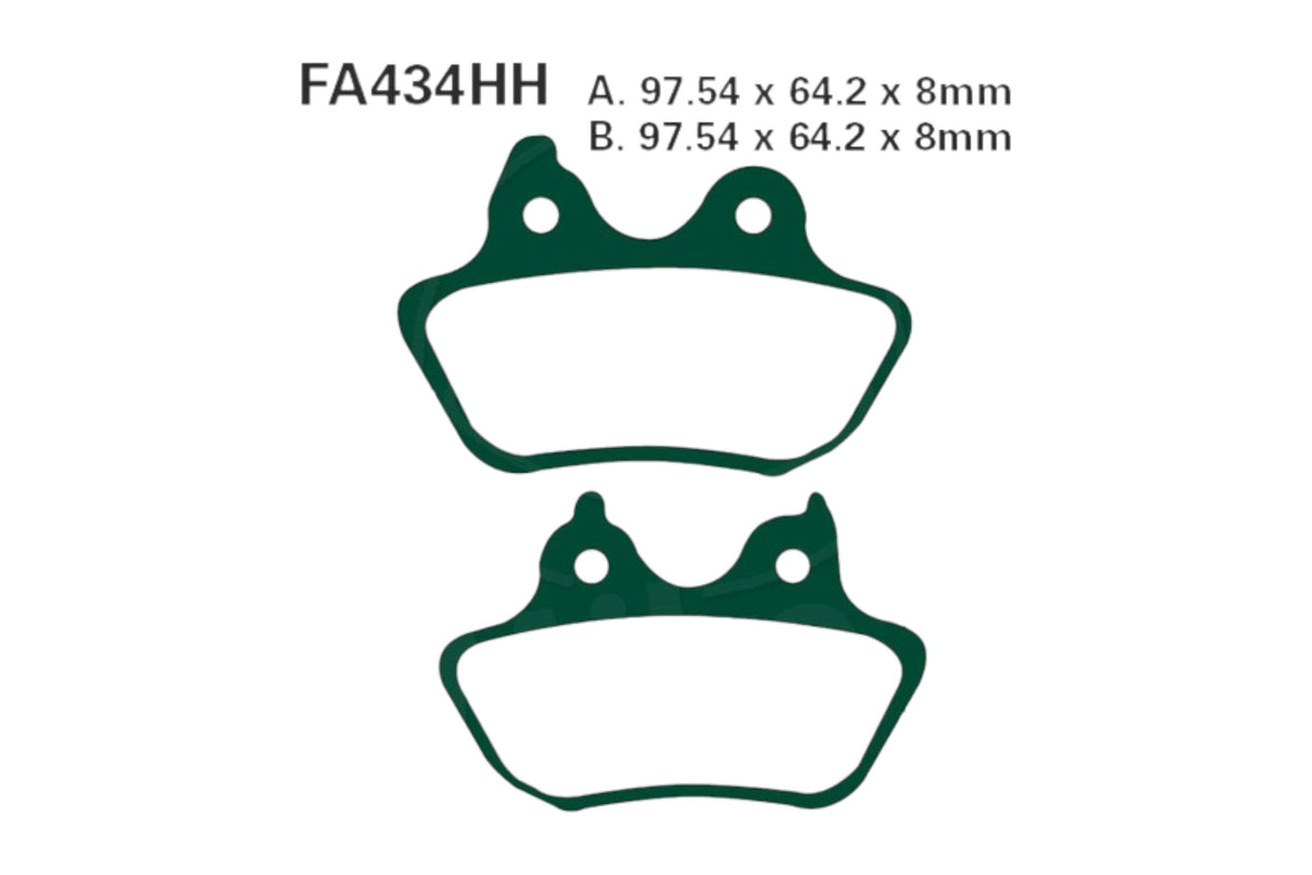Bremsklötze Bremsbeläge EBC FA 434 (2 Stück)