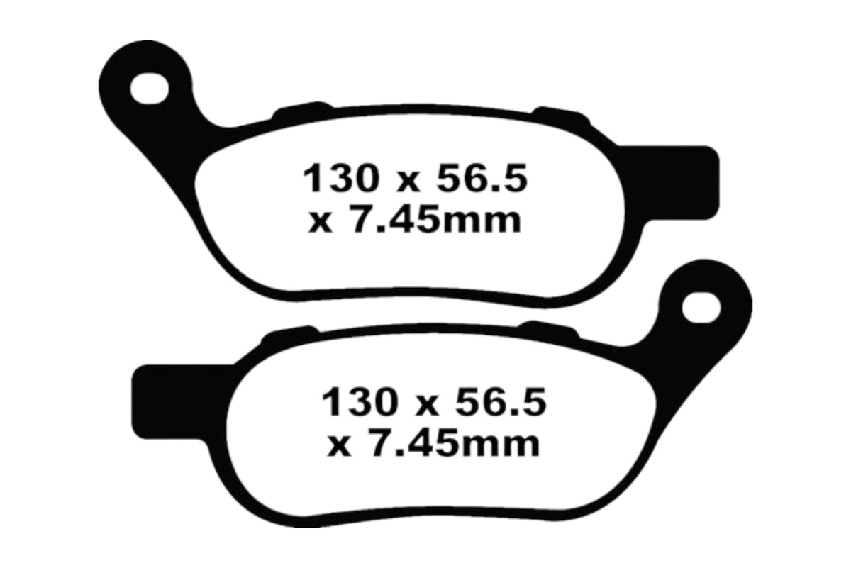 Bremsklötze Bremsbeläge EBC FA 458 HH 1x Satz (2 Stück)
