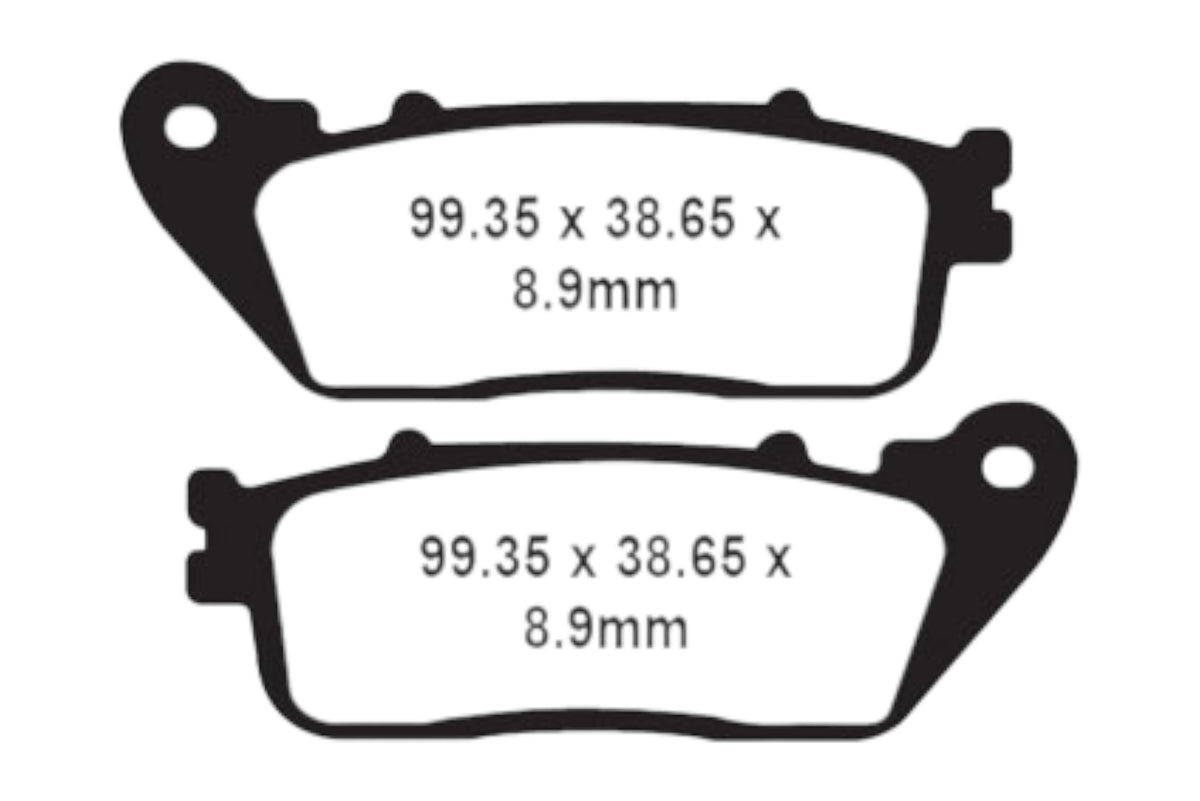 Bremsklötze Bremsbeläge EBC FA 488 HH 1x Satz (2 Stück)