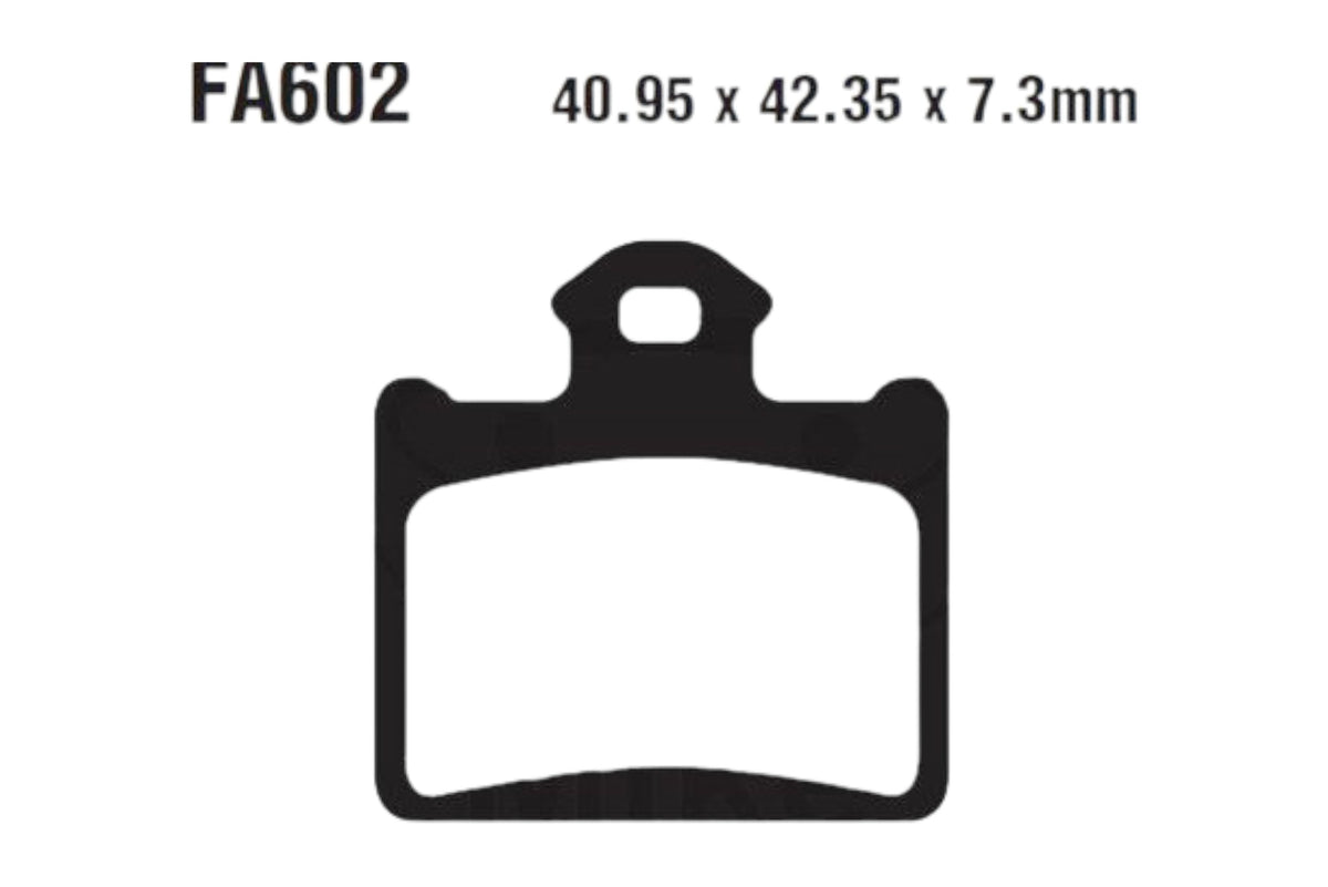Bremsklötze Bremsbeläge EBC FA 602 R 1x Satz (2 Stück)