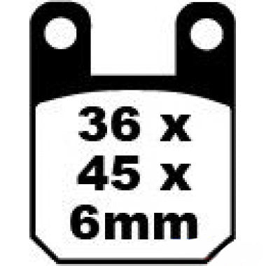 Bremsklötze Bremsbeläge EBC SFA 115 1x Satz (2 Stück)