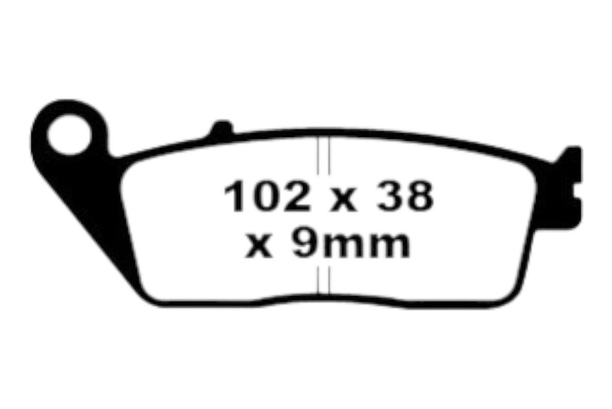 Bremsklötze SFA 142 HH 1x Satz (2 Stück)