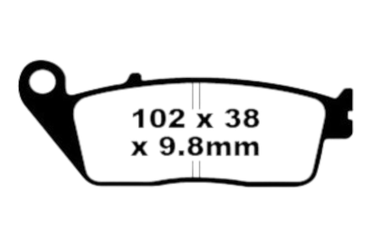 Bremsklötze Bremsbeläge EBC SFA 196 1x Satz (2 Stück)