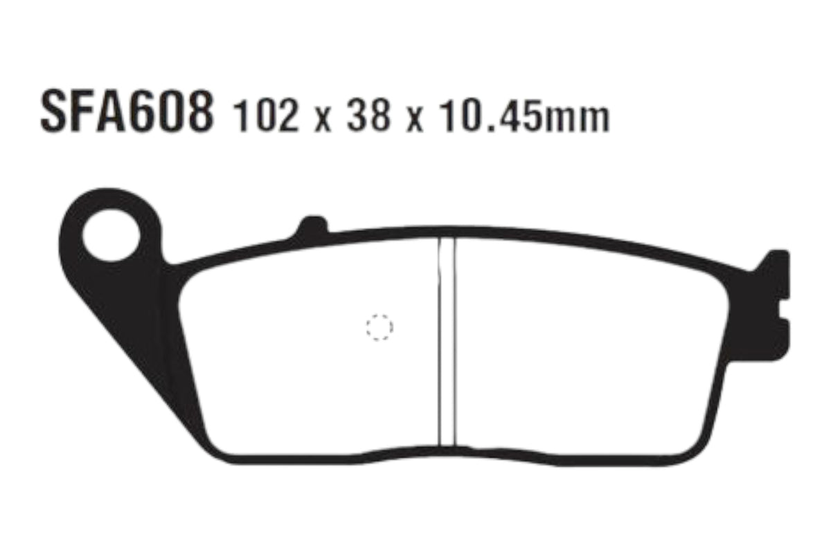 Bremsklötze Bremsbeläge EBC SFA 608 HH 1x Satz (2 Stück)