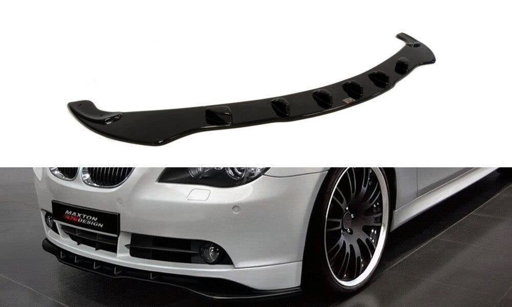 Frontlippe passend für BMW 5er E60 / E61 (vor FL) schwarz Hochglanz