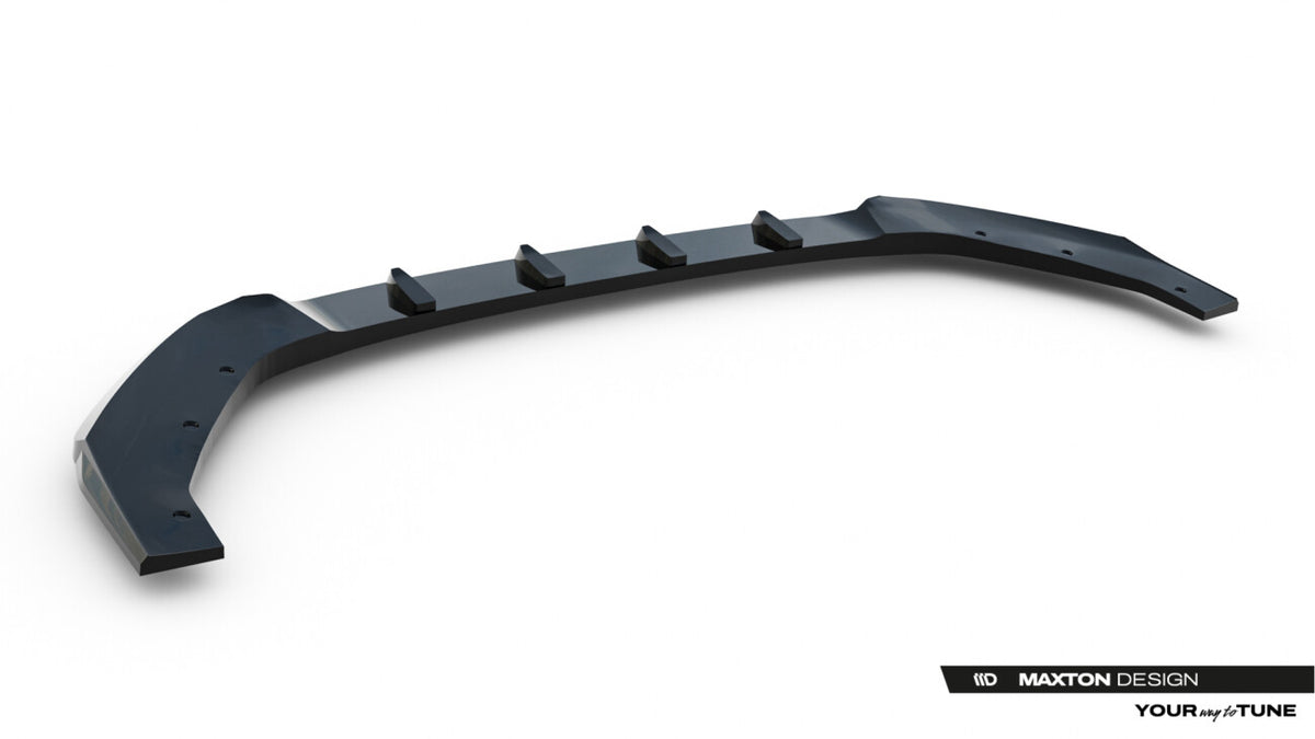 Frontlippe passend für Ford Transit Custom MSRT Mk2 schwarz Hochglanz
