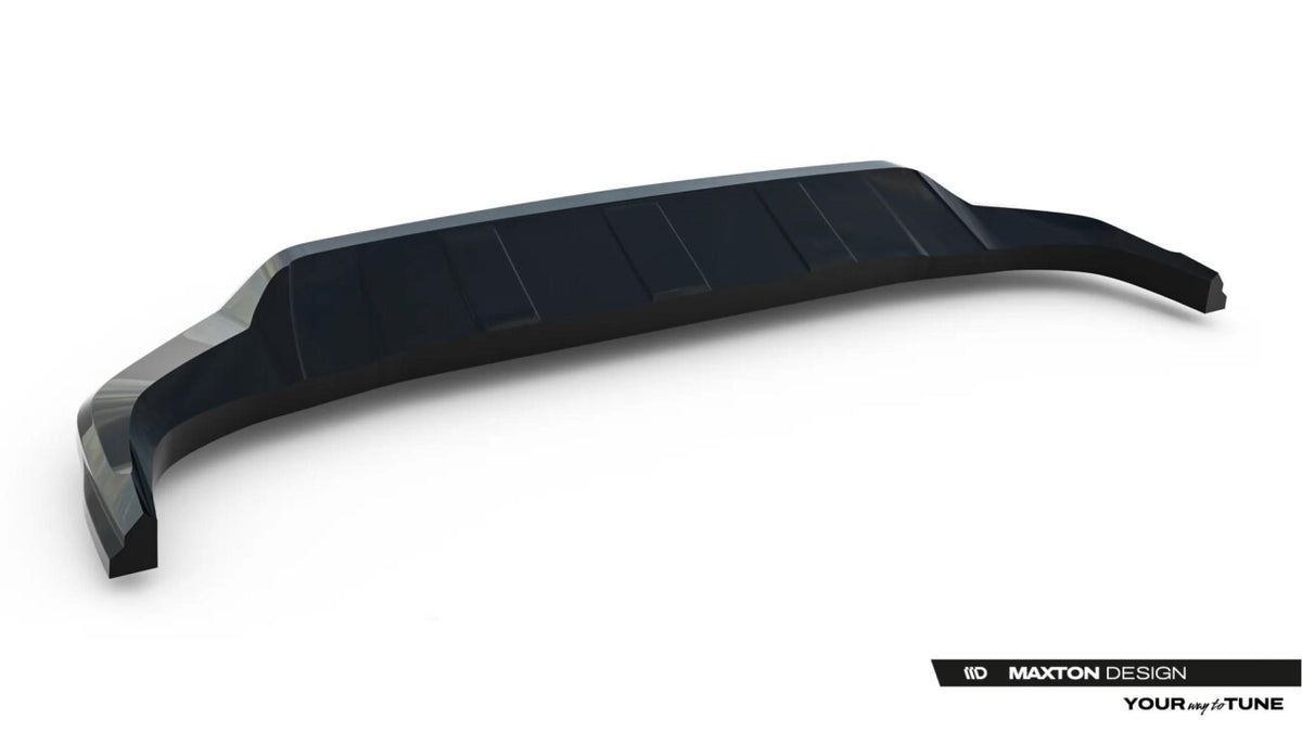Frontlippe passend für Porsche Cayenne SUV / Coupe Mk3 Facelift schwarz Hochglanz