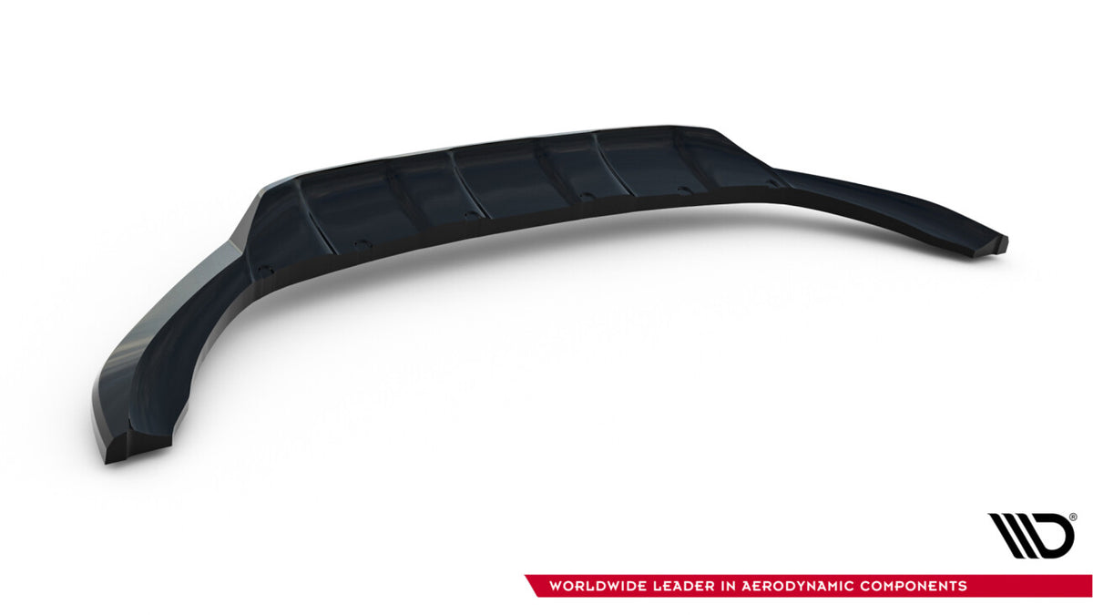 Frontlippe passend für Volvo XC60 Mk1 FL schwarz Hochglanz