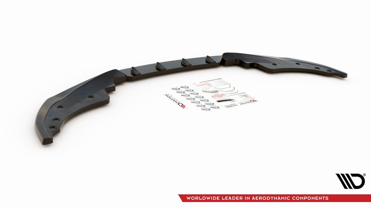 Frontlippe V.1 passend für BMW 4er M-Paket / M440i G22 / G23 / G22 FL / G23 FL schwarz Hochglanz