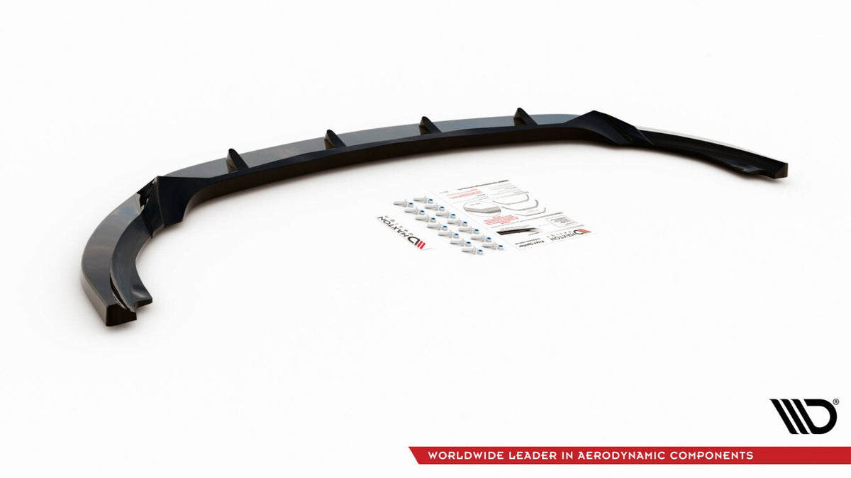 Frontlippe V.1 passend für Mercedes A W176 schwarz Hochglanz