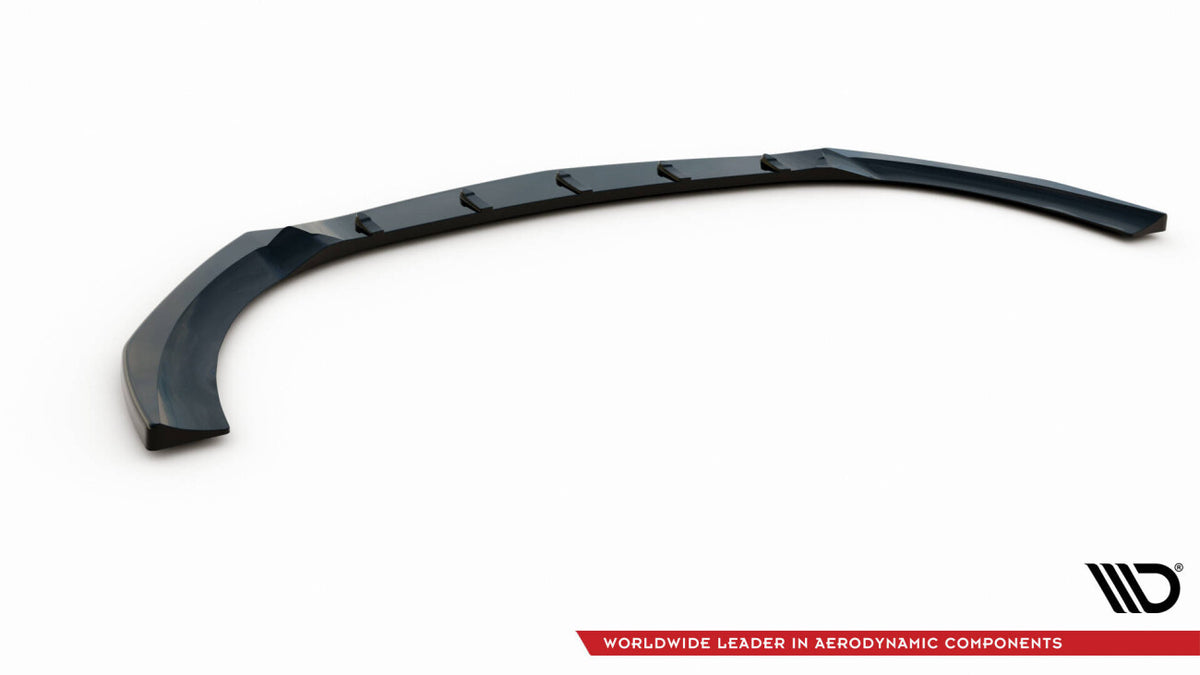 Frontlippe V.1 passend für Mercedes CLA A35 AMG / AMG-Line C118 schwarz Hochglanz