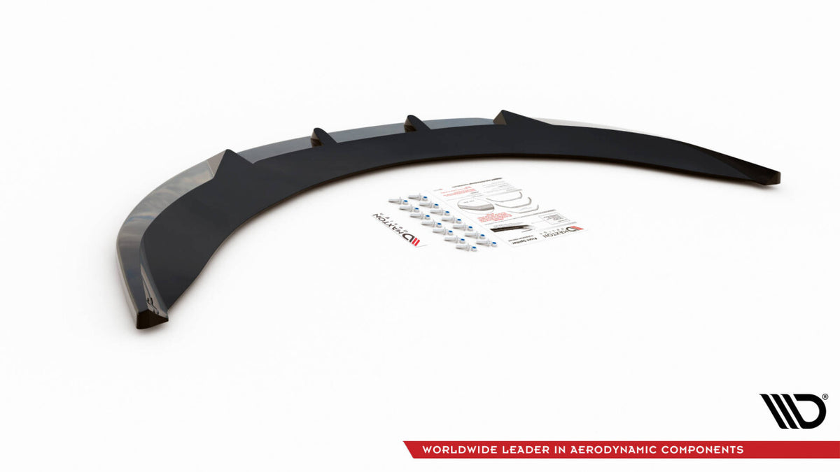 Frontlippe V.1 passend für Seat Exeo schwarz Hochglanz