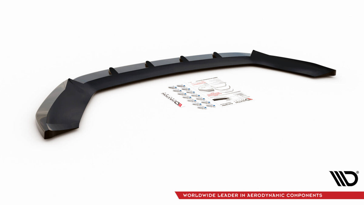 Frontlippe V.1 passend für Seat Leon FR / CUPRA Mk3 schwarz Hochglanz