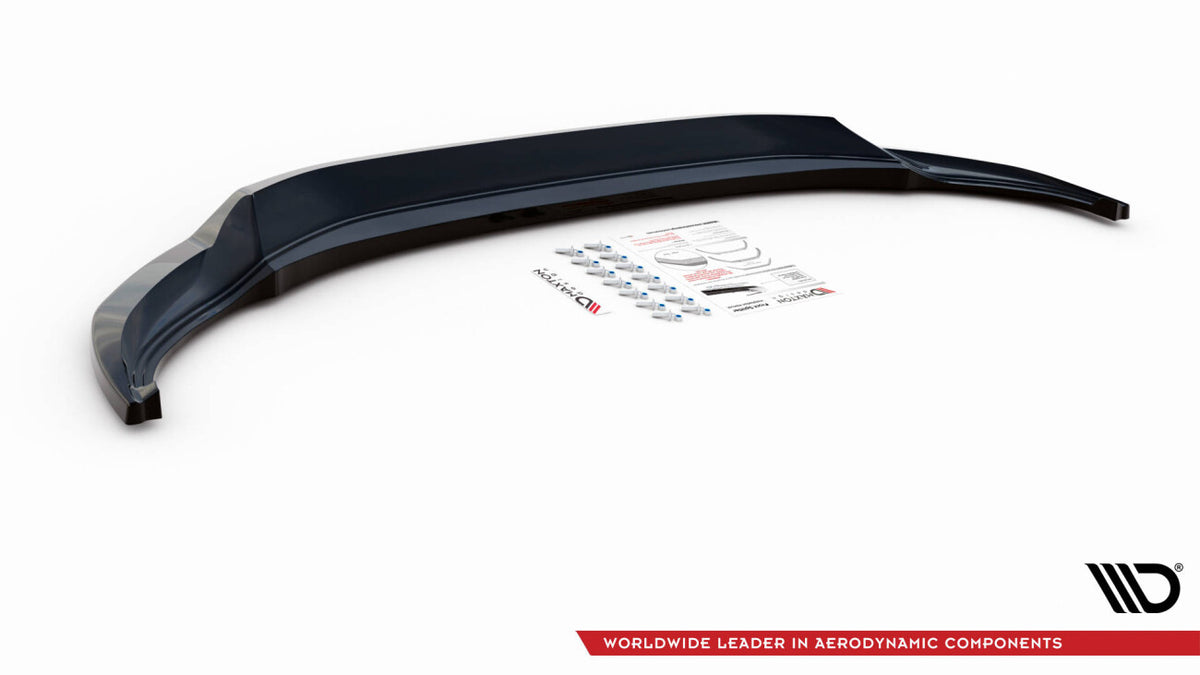 Frontlippe V.1 passend für VW Tiguan R / R-Line Mk2 FL schwarz Hochglanz