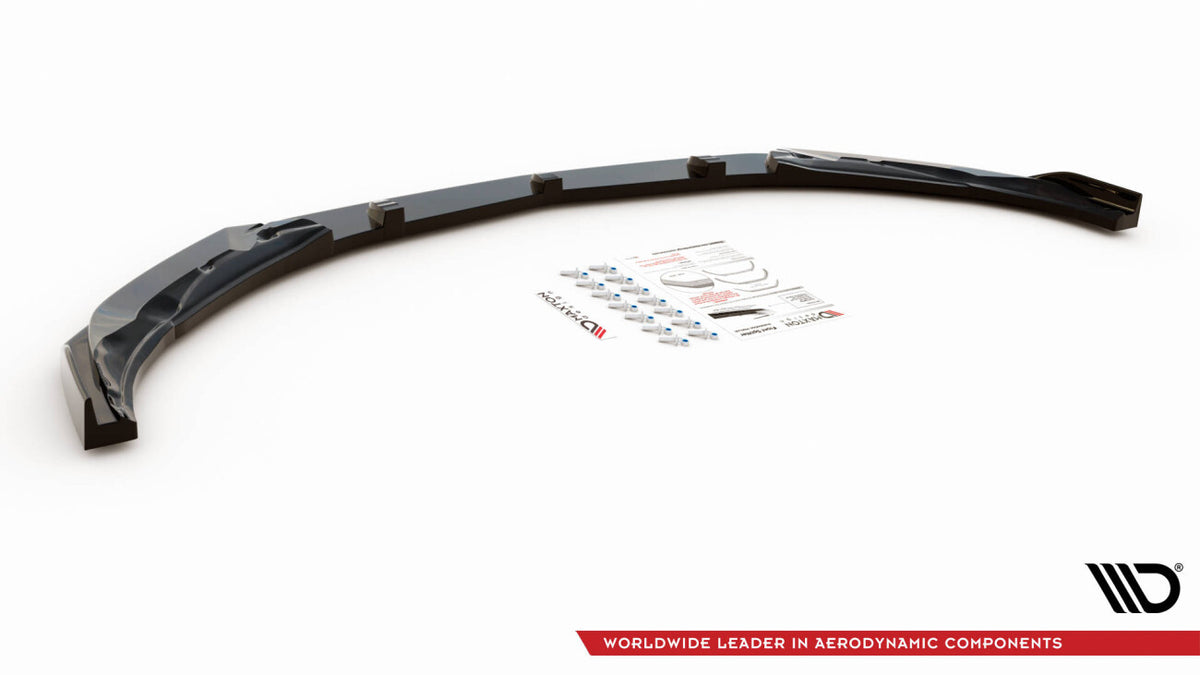 Frontlippe V.2 passend für Mercedes-AMG C63 Coupe AMG Aero Pack C205 FL schwarz Hochglanz