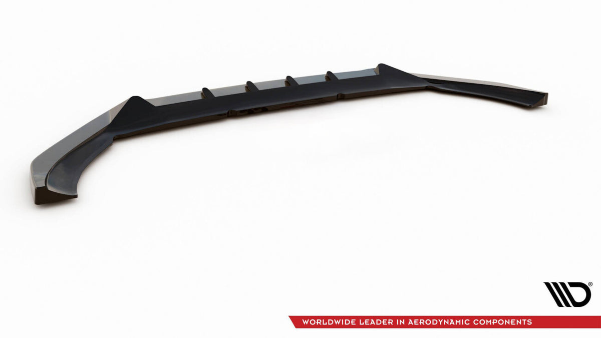 Frontlippe V.2 passend für Volvo XC60 Mk2 R-Design schwarz Hochglanz